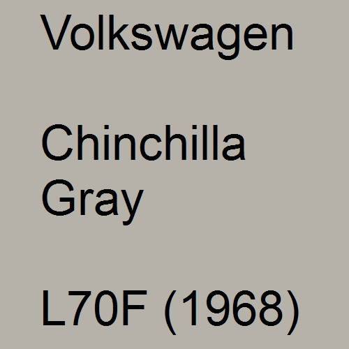 Volkswagen, Chinchilla Gray, L70F (1968).